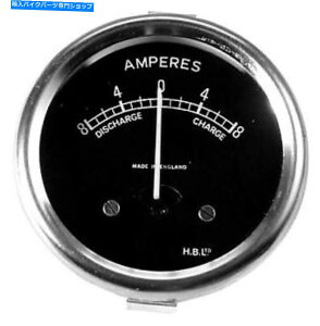 N[p[c ip2 "ubN_C8-0-8dvN[x[6܂12{gI[goC quality English 2" black dial 8-0-8 AMMETER chrome bezel 6 or 12volt motorcycles