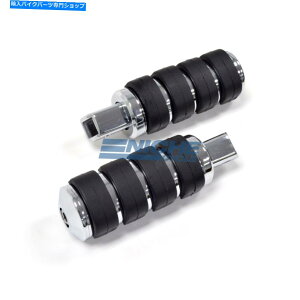N[p[c z_}Oi750 VF750CXubNAN[obt@[bJX^tbgyO Honda Magna 750 VF750CX Black Rear Chrome Buffalo Fat Custom Foot Pegs Rests