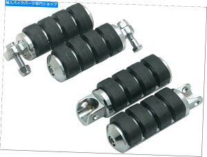 N[p[c NALN[[WISO - Y^}EgA_v^[n[[S[hEBOCfBA Kuryakyn Chrome Large ISO -Pegs with Male Mount Adapters Harley Goldwing Indian