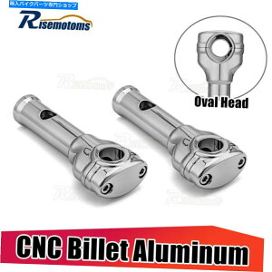 N[p[c Chrome̔w̍6 ''CU[1 "n[C\tg̃fbNXt@bg{[CX̂߂̃nho[Nv Chrome Tall 6'' Risers 1" Handlebar Clamp For Harley Softail Deluxe Fat Boy Slim
