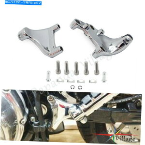 �N���[���p�[�c �n�[���[XL 1200�J�X�^���X�[�p�[���EXL883L 14-19�p���A�t�b�g�y�O�}�E���g�u���P�b�g�L�b�g Rear Foot Peg Mount Bracket Kit For Harley XL 1200 Custom Superlow XL883L 14-19�y���s�A���i�z