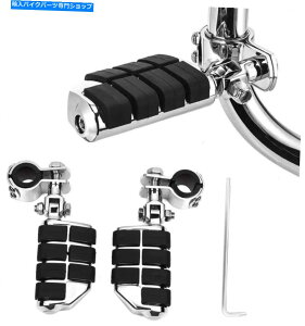 �N���[���p�[�c Harley Davidson Road King Flhr�̂��߂̃N�����n�C�E�F�C�y�O�N�����v1-1 / 4 "�t�b�g�y�O Chrome Highway Pegs Clamps 1-1/4" Foot Pegs For Harley Davidson Road King FLHR
