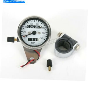 N[p[c hbOXyV2F1䗦~jXs[h[^[W /̊ƃgbv[^[DS-243836 Drag Specialties 2:1 Ratio Mini Speedometer w/White Face and Tripmeter DS-243836