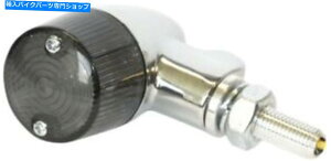 N[p[c KS LEDeۃ}[J[CgS / F 35mmN[Ao[/X[NY K&S LED Bullet Marker Light S/F 35mm Chrome Amber/Smoke Lens