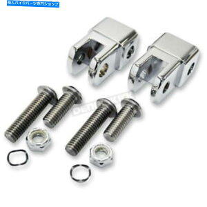 N[p[c La Chopers ChromȇX^C̑Ճ}EgA_v^ - LA-720201 LA Choppers Chrome Early-Style Footpeg Mount Adapters - LA-720201