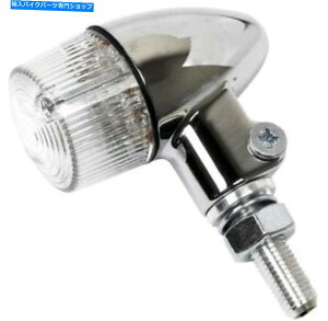 N[p[c KS LEDeۃ}[J[CgD / F 35mmN[Ao[/NAY K&S LED Bullet Marker Light D/F 35mm Chrome Amber/Clear Lens