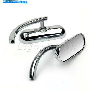 N[p[c 2pc xN[I[goCAr[TCh~[̓n[[_rbh\̉EɎc܂ 2PC X Chrome Motorcycle Rear View Side Mirror left right For Harley Davidson