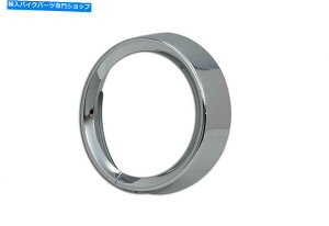 �N���[���p�[�c 7 v-twin�ɂ��n�[���[�_�r�b�h�\���̂��߂̃w�b�h�����v�N���[���t�����X�̃g���������O 7 Headlamp Chrome Frenched Trim Ring for Harley Davidson by V-Twin�y���s�A���i�z