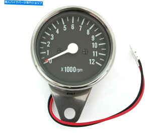 N[p[c ~j^R[^ - NubN - 1F4 - LED Mini Tachometer - Chrome & Black - 1:4 - LED