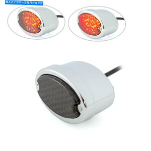 N[p[c vWFNĝ߂LEDXgbvCg^CgX[NYJX^NVbNoCNN LED Stoplight Taillight Smoked Lens for Project Custom Classic Motorbike CHROME