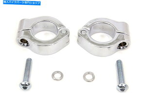 N[p[c Chrome Fog LampGWo[NvtBbgn[[ - _rbh\ Chrome Fog Lamp Engine Bar Clamp fits Harley-Davidson