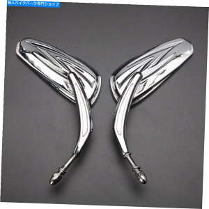�N���[���p�[�c Harley Davidson Street Glide Road King Special USA�p�N���[���I�[�g�o�C�~���[ Chrome Motorcycle Mirrors For Harley Davidson Street Glide Road King Special USA�y���s�A���i�z