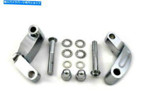 N[p[c V-Twinɂn[[_rbh\̂߂̃N炩ȃ~[̍ĔzuLbg Chrome Smooth Mirror Relocation Kit for Harley Davidson by V-Twin