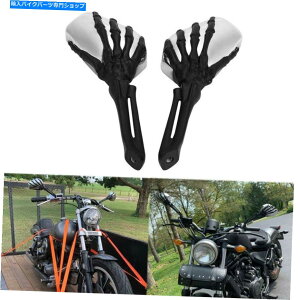 �N���[���p�[�c �z���_�V���h�E���t���̐V�����N�����X�J���n���h�~���[750 1100 VTX VT 1300 1800 NEW CHROME SKULL HAND MIRRORS FOR HONDA SHADOW REBEL 750 1100 VTX VT 1300 1800�y���s�A���i�z