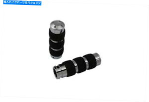 N[p[c nhObvN[o[C\X^Cn[[c[O08-18 Softail 16-18 Hand Grips Chrome & Rubber ISO Style Harley Touring 08-18 Softail 16-18