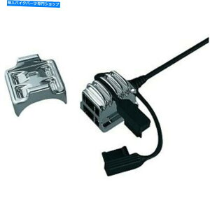 N[p[c NAL1688jo[T12Vobe[̂߂̃NUSBd Kuryakyn 1688 Chrome USB Power Source for Universal 12V Battery