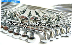 N[p[c z_CM400 CM450 1980-1983 F + R ChromeX|[N72PCSiAj HONDA CM400 CM450 1980-1983 F+R CHROME SPOKE 72PCS (A)