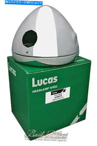 N[p[c 7 "Lucas Chrome Headlamp ShellRim Triumph 99-9968 LU54520774 GENUINE 7" LUCAS CHROME HEADLAMP SHELL & RIM TRIUMPH 99-9968 LU54520774