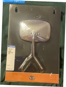 N[p[c n[[XNGAAr[~[OEM 1965 upij^V91866-90T Genuine Harley Square Rear View Mirrors OEM 1965-up (Left) BRAND NEW 91866-90T