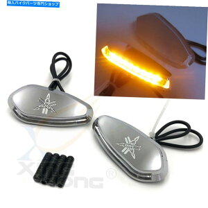 N[p[c LED~[ubNItx[Xv[gN[M* 00 -08}nR1 YZF-R1 YZF LED Mirror Block Off Base Plates Chrome Signal * For 00 -08 Yamaha R1 Yzf-R1 Yzf