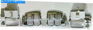 �N���[���p�[�c �N���[���X�C�b�`�n�E�W���OW /���W�I�R���g���[���n�[���[FLHT FLTR CHROME SWITCH HOUSINGS W/RADIO CONTROL HARLEY FLHT FLTR