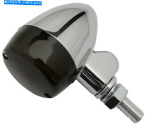 N[p[c KS LEDEh}[J[CgS / F 47mmN[Ao[/X[NY K&S LED Round Marker Light S/F 47mm Chrome Amber/Smoke Lens