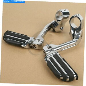 N[p[c N\ȃOnCEFC1.25 "o[tbgyO}EgtBbgn[[c[O Chrome Adjustable Long Highway 1.25" Bars Foot Pegs Mount Fit For Harley Touring