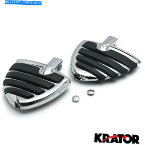 �N���[���p�[�c ���vulcan 1500 1600 1600 1600�̂��߂̃N�����t�b�g�y�O���x��SCREAK 02-2008�㕔 Chrome Foot Pegs Rests For Kawasaki Vulcan 1500 1600 Mean Streak 02-2008 Rear