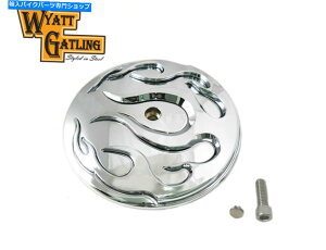 N[p[c Wyatt Gatling FlameGAN[i[Jo[CT[gtBbgn[[_rbh\ Wyatt Gatling Flame Air Cleaner Cover Insert fits Harley-Davidson