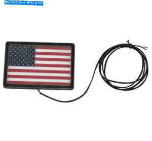 �N���[���p�[�c �N����LED�N���C���L�������FREDOM�t���O Chrome LED Freedom Flag from Kuryakyn New�y���s�A���i�z