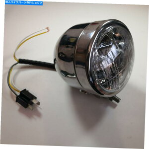 N[p[c VOh~l[^[wbhCgwbhvN[oCNLbgJ[LbgJ[H4ddq}[N Single Dominator Headlight Headlamp Chrome Bike Kitcar Kit Car H4 Bulb E-Marked