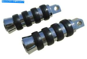 N[p[c n[[ƃJX^fpUltima ChromebLJX^ChohtbgyO Ultima Chrome Plated Custom Wide Band Footpegs For Harley and Custom Models