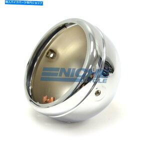 N[p[c [JXX^CN[wbhvwbhCgVF5-3 / 4 " Lucas-Style Chrome Headlamp Headlight Shell Rim 5-3/4"