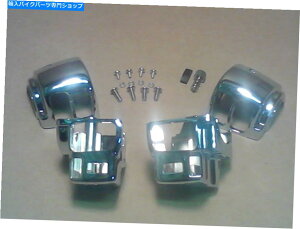 N[p[c Chromenho[XCb`nEWOtBbgn[[c[O96-06 W / RaidoCruise Chrome Handlebar Switch Housings fit Harley Touring 96-06 w/Raido & Cruise