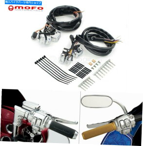 N[p[c n[[_Ci\tgX|[cX^[07-10̂߂̃I[goCnho[n[lXXCb`Lbg Motorcycle Handlebar Harness Switch Kit For Harley Dyna Softail Sportster 07-10