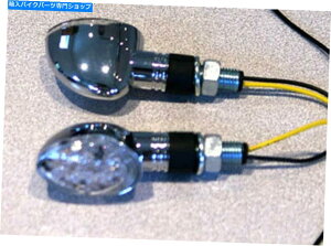 N[p[c LEDEg~j}[J[CgAȉ~`ANAV[gXei15 LED LED ULTRA MINI-MARKER LIGHTS, OVAL, CHROME, SHORT STEM (15 LED