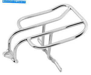 �N���[���p�[�c 2�A�b�v�V�[�g�N���[���n�[���[�_�r�b�h�\���X�|�[�c�X�^�[�̂��߂̃o�C�J�[�̑I���ו����b�N Biker's Choice Luggage Rack for 2-Up Seats Chrome Harley Davidson Sportster