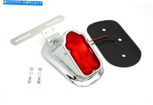 N[p[c V-Twinɂn[[_rbh\̂߂̃N΂̃X^C̃e[vAZu Chrome Tombstone Style Tail Lamp Assembly for Harley Davidson by V-Twin