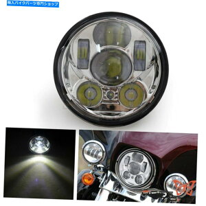 N[p[c n[[_Ci\tgeCN̂߂̃I[goC5.75 "LEDwbhCgwbhvvWFN^[DRL Motorcycle 5.75" LED Headlight Headlamp Projector DRL For Harley Dyna Softail