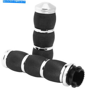 N[p[c GC{MT-AIR-90-CHgbNN[U[Obv1 "N[GANbV Avon MT-AIR-90-CH Metric Cruiser Grips 1" Chrome Air Cushioned