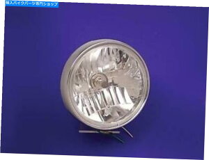 N[p[c V-TWIN 33-0962 - 6 "ی^wbhv|N V-Twin 33-0962 - 6" Round Headlamp Steel Chrome