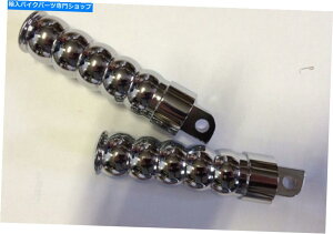N[p[c vX^C̃N[bLtbgyOZbgtBbg - n[[FXSTf1986Abv Hourglass Style Chrome-Plated Footpeg Set Fits- Harley FXST Models 1986-Up
