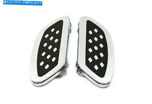 �N���[���p�[�c �h���C�o�[�̑��Z�b�g�N�����Av-twin�ɂ��n�[���[�_�r�b�h�\���̂��߂̃_�C�������h�f�U�C�� Driver Footboard Set Chrome with Diamond Design for Harley Davidson by V-Twin�y���s�A���i�z