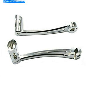 �N���[���p�[�c Harley Flht Fltr�̂��߂�Chrome CNC Heel TOE�V�t�g���o�[W /�V�t�^�[�y�O�̃I�[�g�o�C Chrome CNC Heel Toe Shift Lever W/ Shifter Pegs Motorcycle For Harley FLHT FLTR�y���s�A���i�z