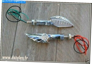 �N���[���p�[�c �y4 PCS�z2�΂̃C���W�P�[�^�A�[���X�P���g���N���� - �n�[���[�V���h�[VN [4 Pcs] 2 Pair Of Indicators Arm Skeleton Chrome - Harley Shadow VN�y���s�A���i�z
