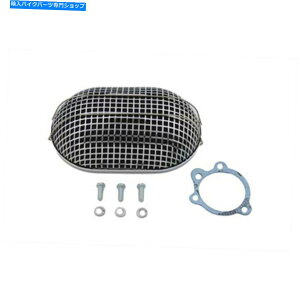 N[p[c V-Twin Chrome Turbo Oval MeshGAN[i[Bendix-Keihin Butterfly Carbs Harlele V-Twin Chrome Turbo Oval Mesh Air Cleaner Bendix-Keihin Butterfly Carbs Harley