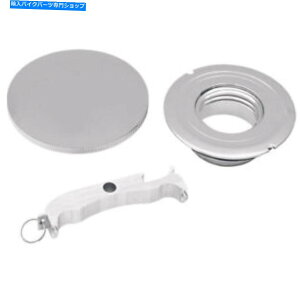 �N���[���p�[�c Drag Specialties Chrome Nnn-Vented�K�X�L���b�vW /�y�C���g�v���e�N�^�[1996-2017�n�[���[ Drag Specialties Chrome Non-Vented Gas Cap w/ Paint Protector 1996-2017 Harley�y���s�A���i�z