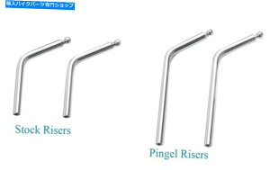 N[p[c Pingel Chrome WindShieldCU[Lbg02-11n[[VRSCD VRSCX VRSCDX Pingel Chrome Windshield Riser Kit 02-11 Harley V-Rod VRSCA VRSCD VRSCX VRSCDX