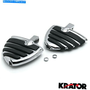 N[p[c ChromeI[goCEBOtbgyO̓z_1100 Aero 1999-2002Â߂̋xe Chrome Motorcycle Wing Foot Pegs Rests For Honda 1100 Aero 1999-2002 Rear