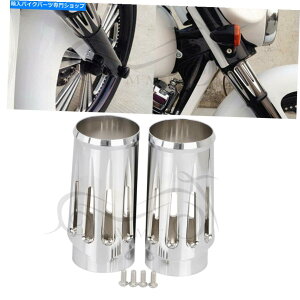 N[p[c CNCN[rbgtH[Nu[cXC_[Jo[̃n[[cA[Xg[ggCOCh CNC Chrome Billet Fork Boot Slider Covers Cow For Harley Tour Street Tri Glide